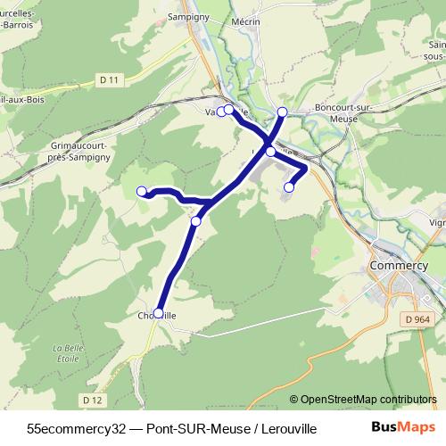55ecommercy32 bus Line Map
