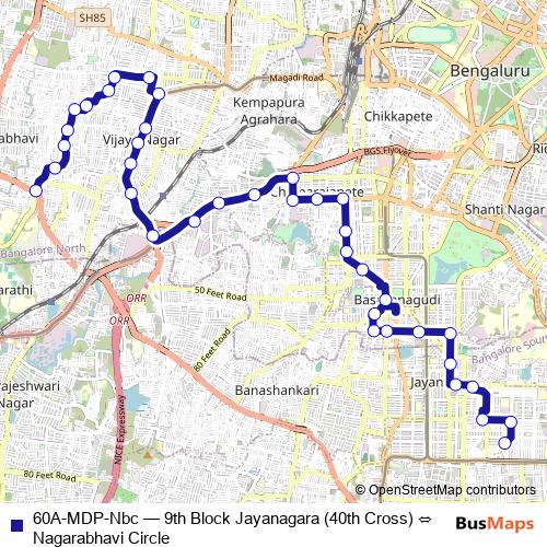 60A-MDP-Nbc bus Line Map