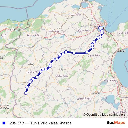 120s-373t rail Line Map