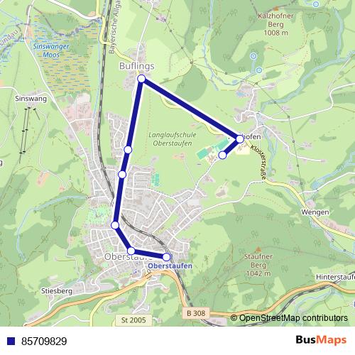 85709829 bus Line Map