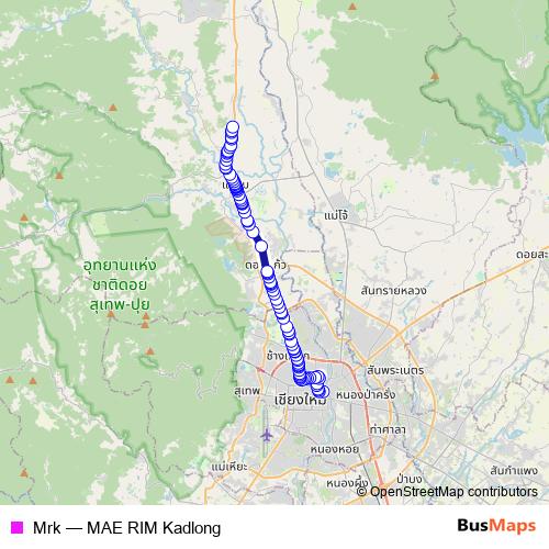 Mrk bus Line Map