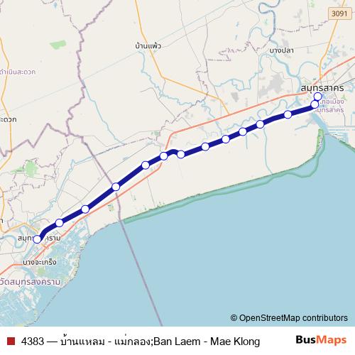 4383 rail Line Map