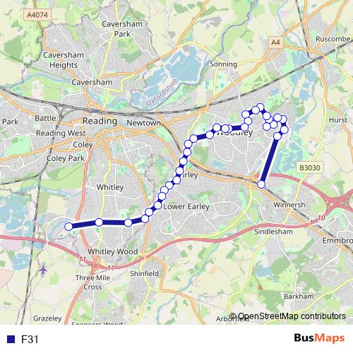 F31 bus Line Map