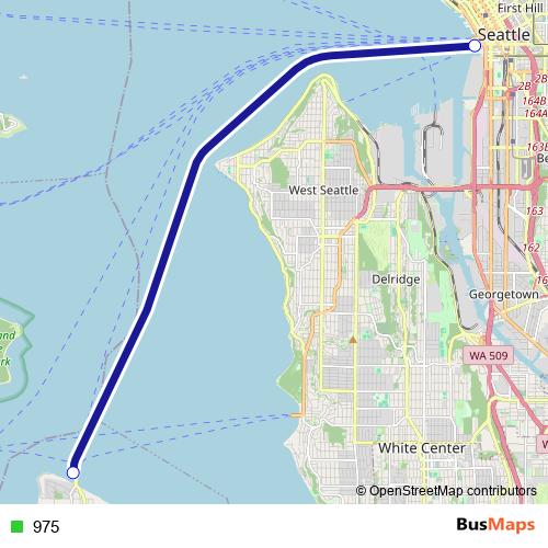 975 ferry Line Map