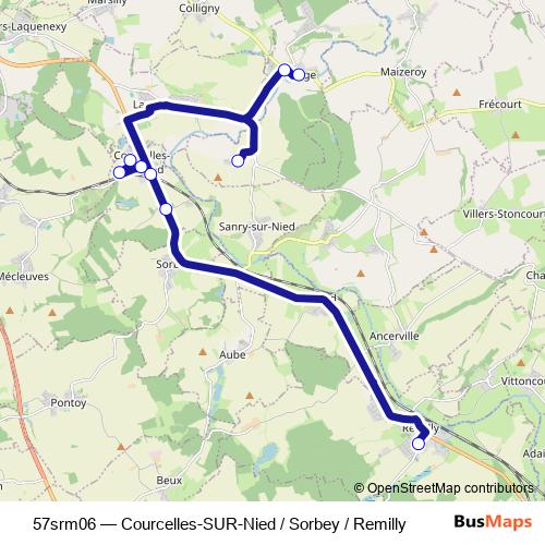 57srm06 bus Line Map