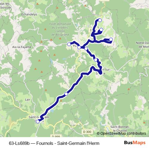 63-Ls689b bus Line Map