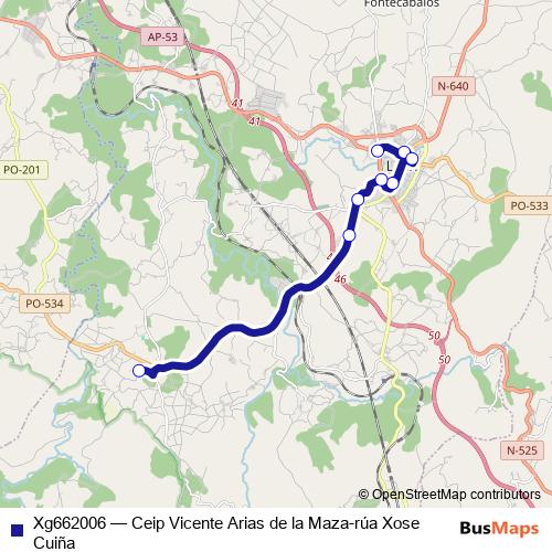 Xg662006 bus Line Map