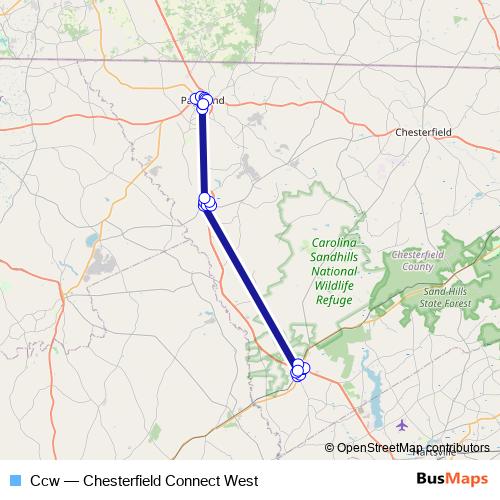 Ccw bus Line Map