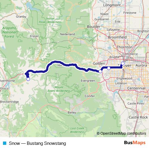 Snow bus Line Map