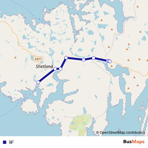 9F bus Line Map