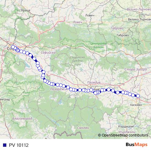 PV 10112 rail Line Map