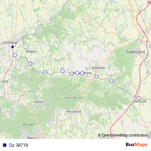 Sz 38719 rail Line Map