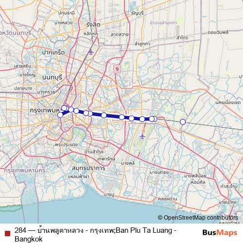 284 rail Line Map