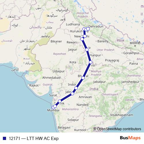 12171 rail Line Map