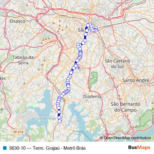 5630-10 bus Line Map
