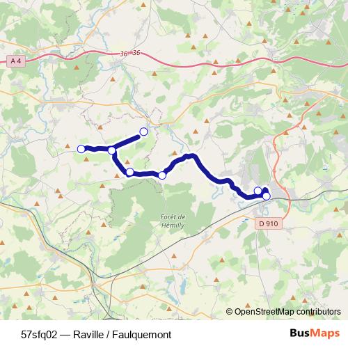 57sfq02 bus Line Map