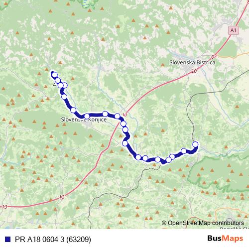 PR A18 0604 3 (63209) bus Line Map