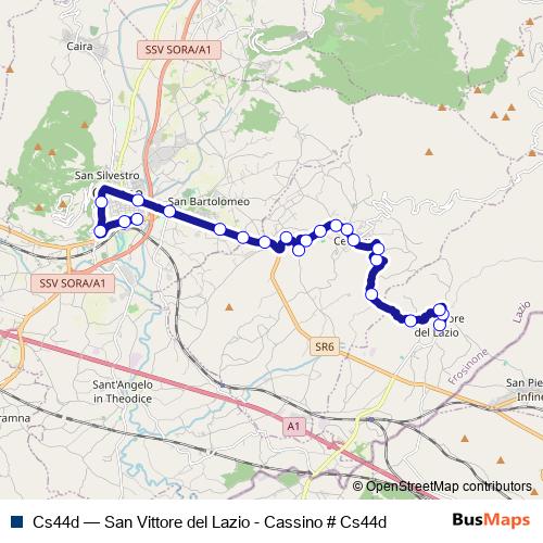 Cs44d bus Line Map