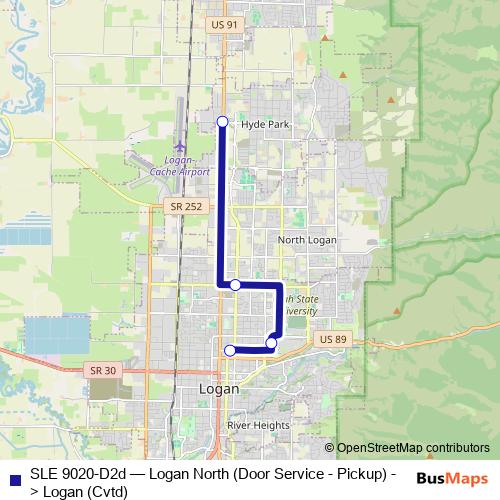 SLE 9020-D2d bus Line Map