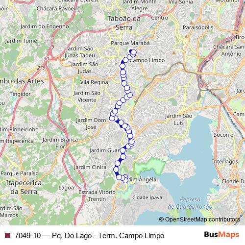 7049-10 bus Line Map