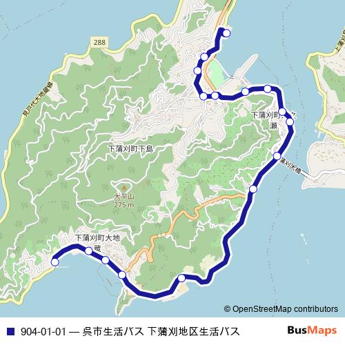 904-01-01 bus Line Map