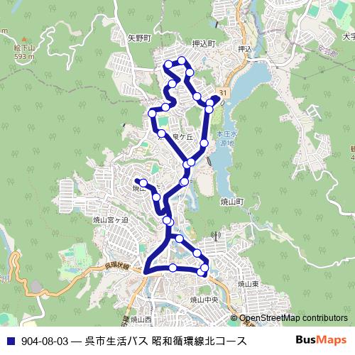 904-08-03 bus Line Map