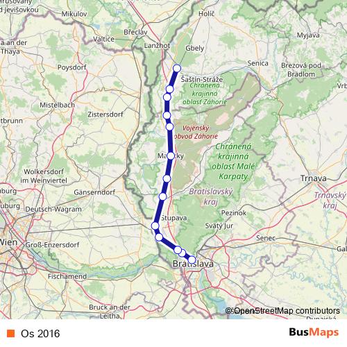 Os 2016 rail Line Map