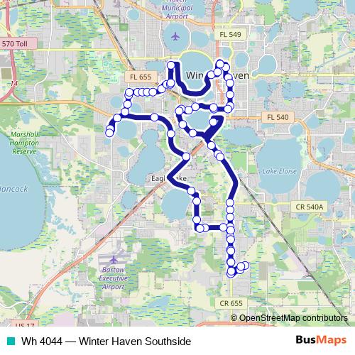 Wh 4044 bus Line Map