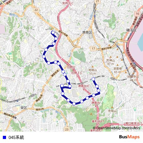 045系統 bus Line Map