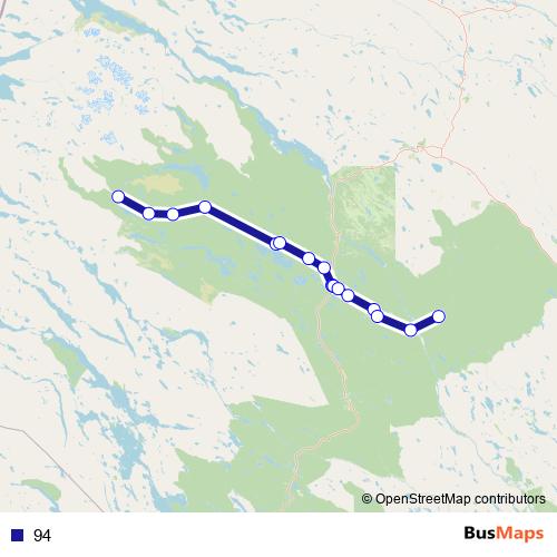94 bus Line Map