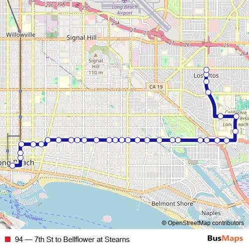 94 bus Line Map