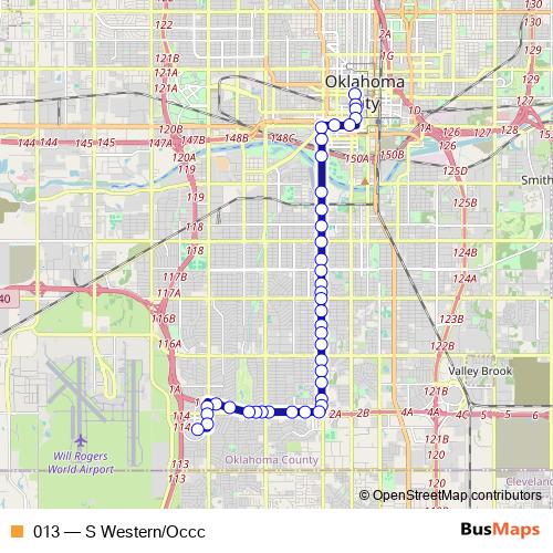 013 bus Line Map