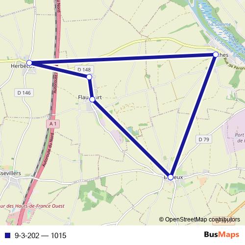 9-3-202 bus Line Map