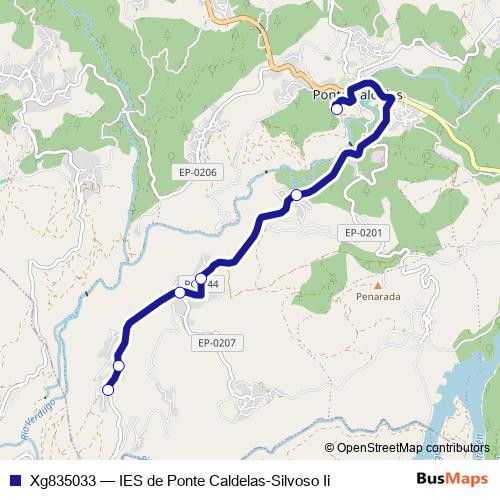 Xg835033 bus Line Map