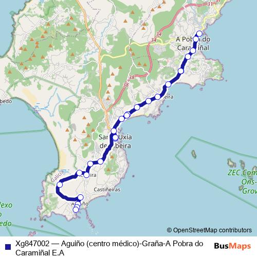 Xg847002 bus Line Map