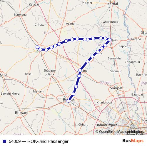 54009 rail Line Map