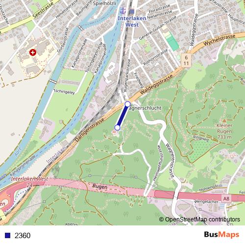 2360 funicular Line Map