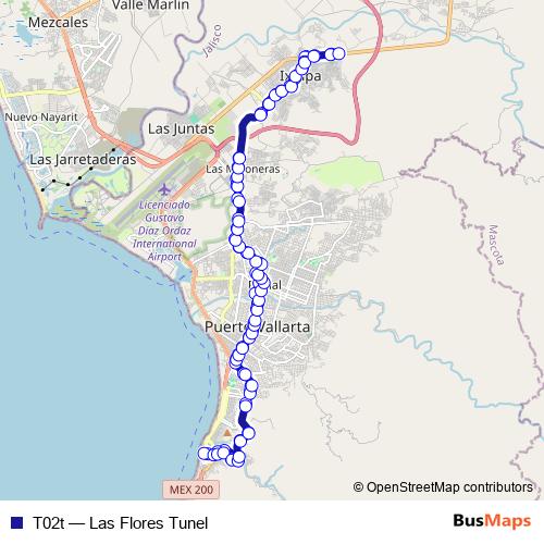 T02t bus Line Map