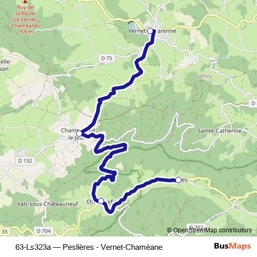63-Ls323a bus Line Map