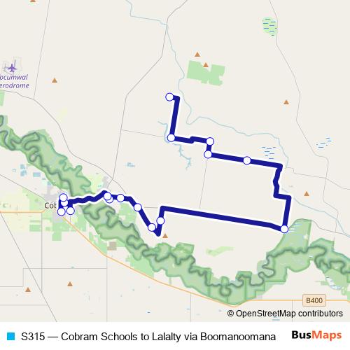 S315 bus Line Map