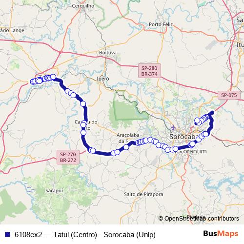 6108ex2 bus Line Map