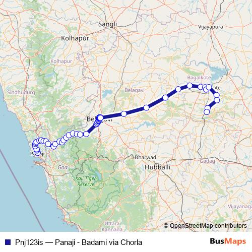 Pnj123is bus Line Map