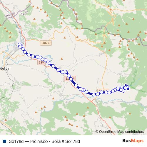 So178d bus Line Map