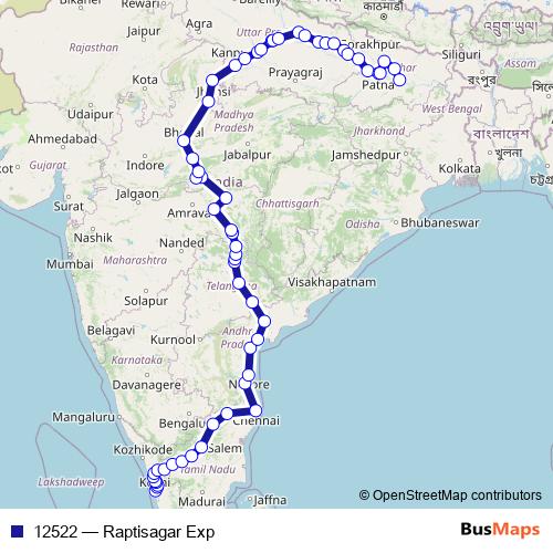 12522 rail Line Map