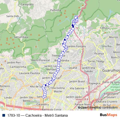 1783-10 bus Line Map