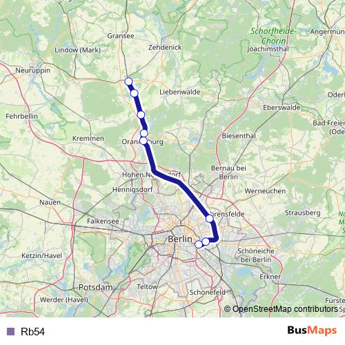 Rb54 rail Line Map