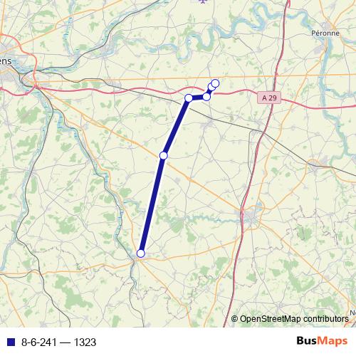 8-6-241 bus Line Map