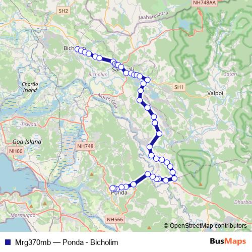 Mrg370mb bus Line Map