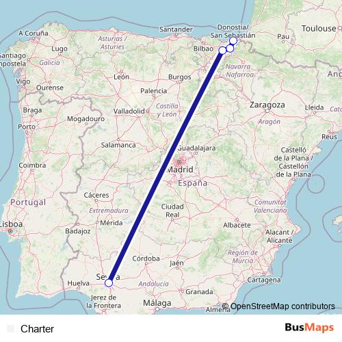 Charter rail Line Map