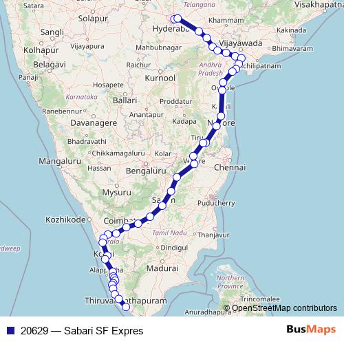 20629 rail Line Map